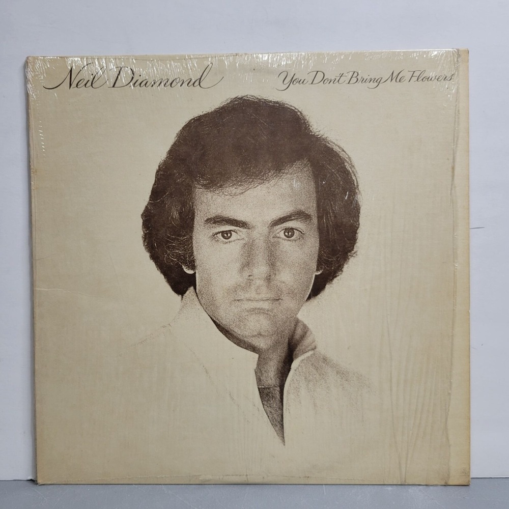Neil Diamond "You Don't Bring Me Flowers" Vinyl Record Album‎ 1978 Columbia